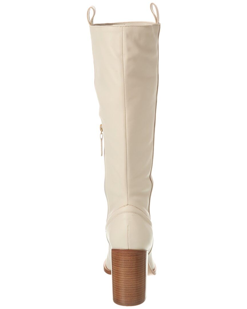 Schutz Women's Trisha Up Fashion Boot, Cold Cream, 6.5