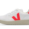 Veja Women V-10 Sneakers White - Rose Fluo 5 US
