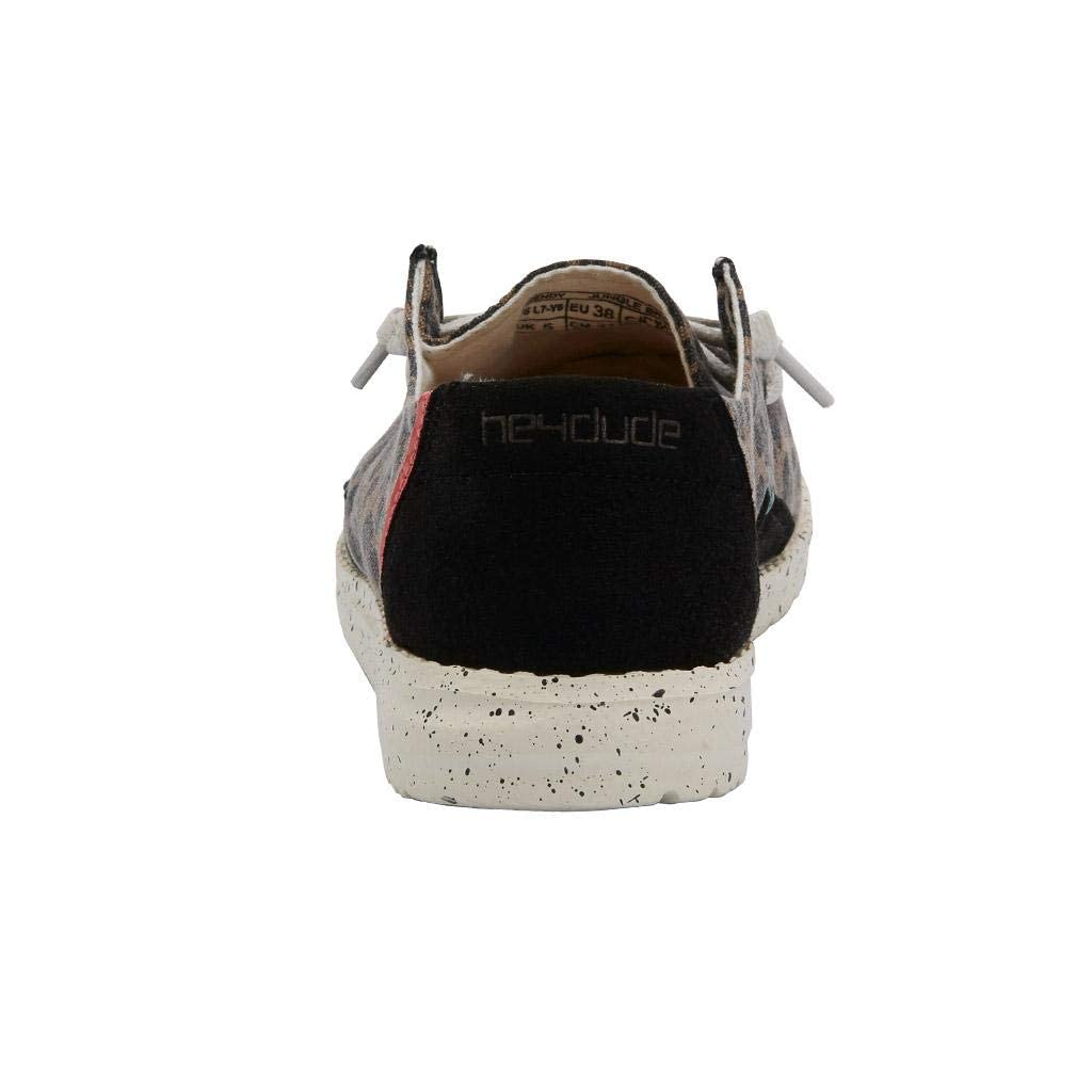 Hey Dude Women's Wendy Jungle Brown Size 9 | Women’s Shoes | Women’s Lace Up Loafers | Comfortable & Light-Weight