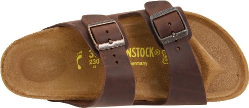 Birkenstock Unisex Arizona Sandal,Habana Oiled Leather,42 M EU