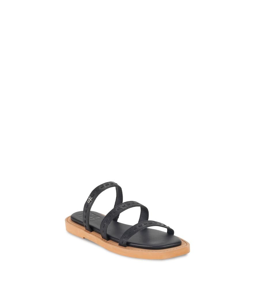 Frye Women's Faye Strappy Slide, Black - 7.5M