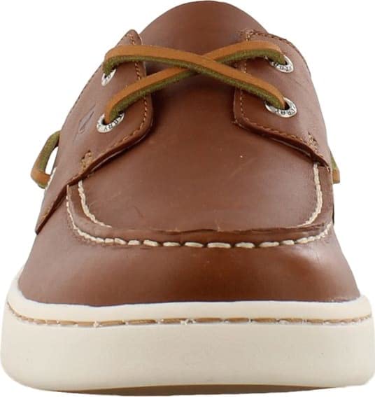 Sperry Mens Sperry Cup 2-Eye Boat Shoe, Tan, 10.5