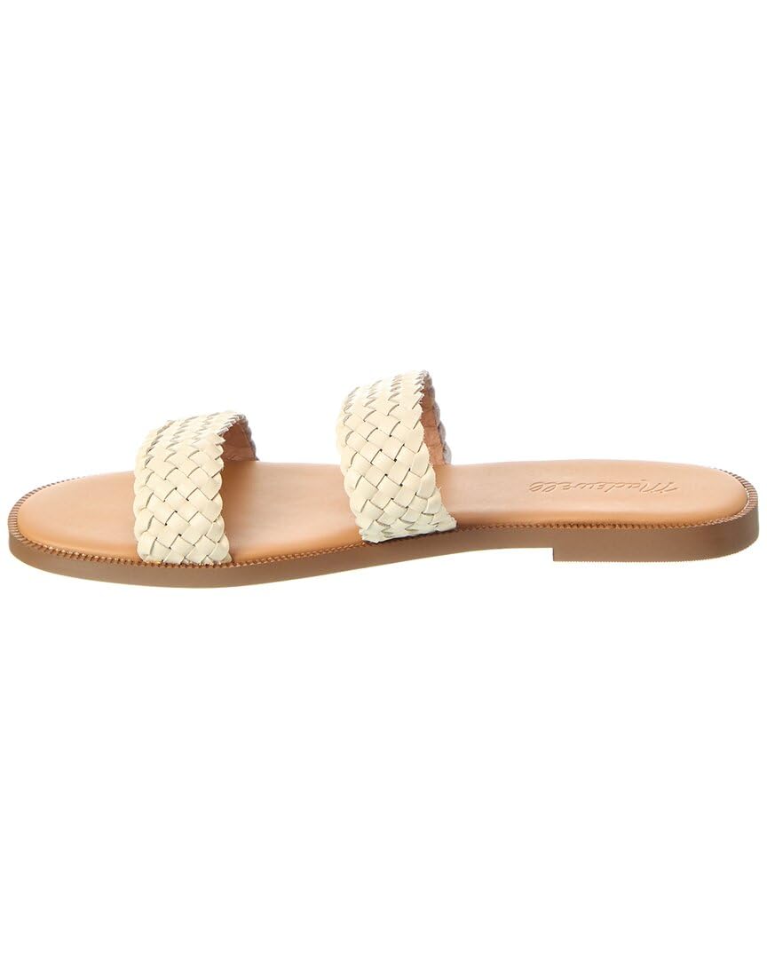 Madewell The Teagan Slide Sandal in Leather Sand 8.5 M