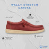 Wally Stretch Canvas Wide - White/White