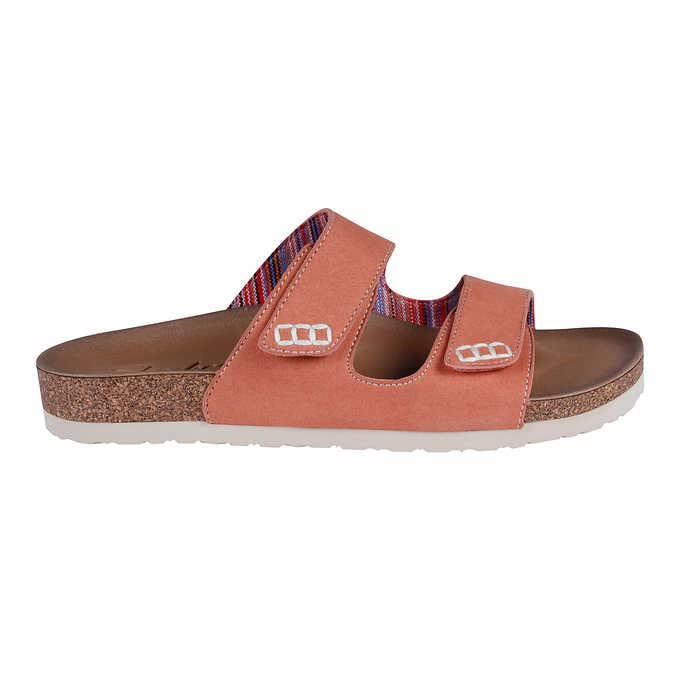 Skechers Ladies' Two Strap Sandals, Pink, 10