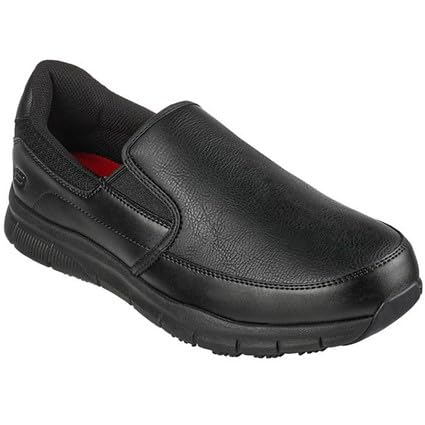 Skechers Men's Expected Avillo Moccasin, Nampa-Groton/Black, 10.5