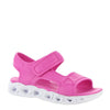 Skechers Foamies Heart Lights Sandal 308045L Girls ToddlerYouth Sandal 2 M US Little Kid Pink