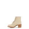 Frye Sabrina 6G Lace Up Women's Ankle & Bootie Boots - Premium Leather, Stylish and Comfortable Footwear for Every Occasion, Ivory - 8.5
