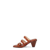 Frye Women's Estelle Strappy Slid Sandal, Cognac - 8.5M