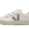 Veja Recife Logo Leather Sneaker, 39, White