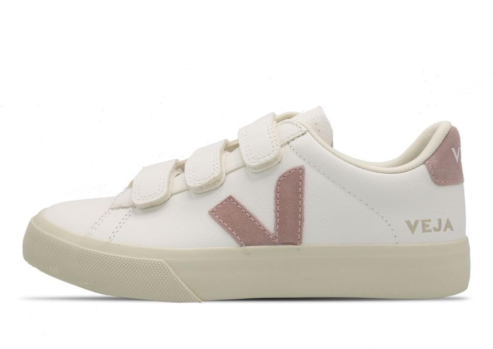 Veja Recife Logo Leather Sneaker, 39, White