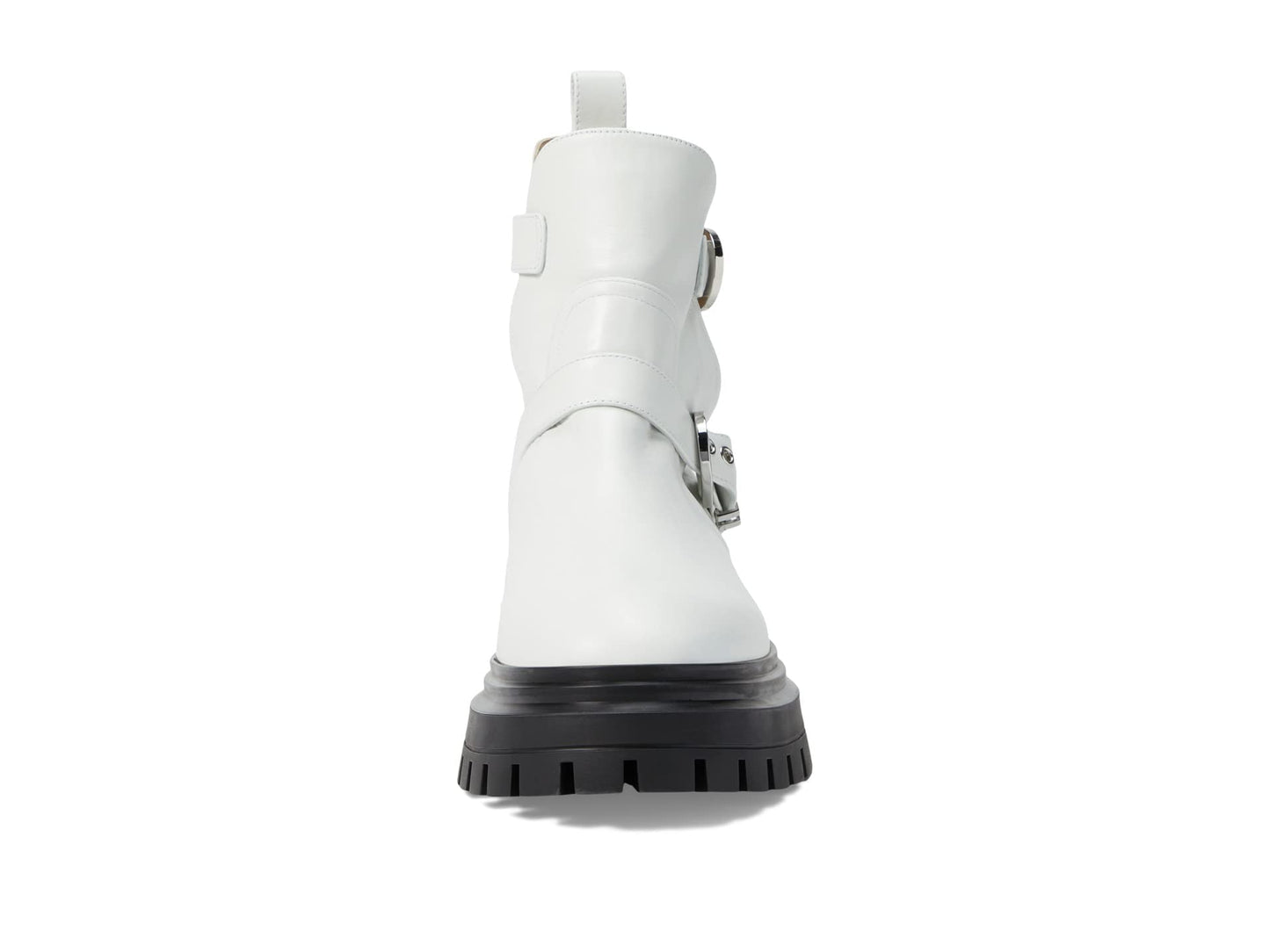 Stuart Weitzman Maverick Bedford Moto Bootie White 8.5 B