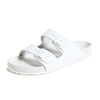 Birkenstock Men's BIRK-051131 Arizona Leather Sandals, White, 37