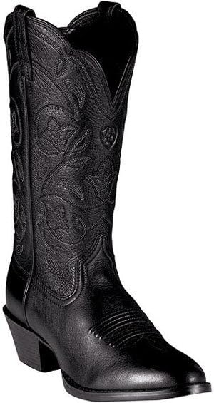 ARIAT 15770/10001037 Deertan Heritage Western R-Toe Womens Cowboy Boots, Black, 9B