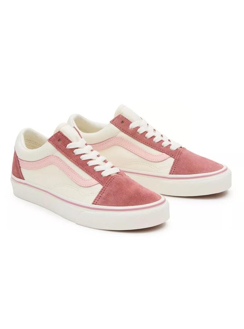 Vans Old Skool Women's Shoe White Pink 36