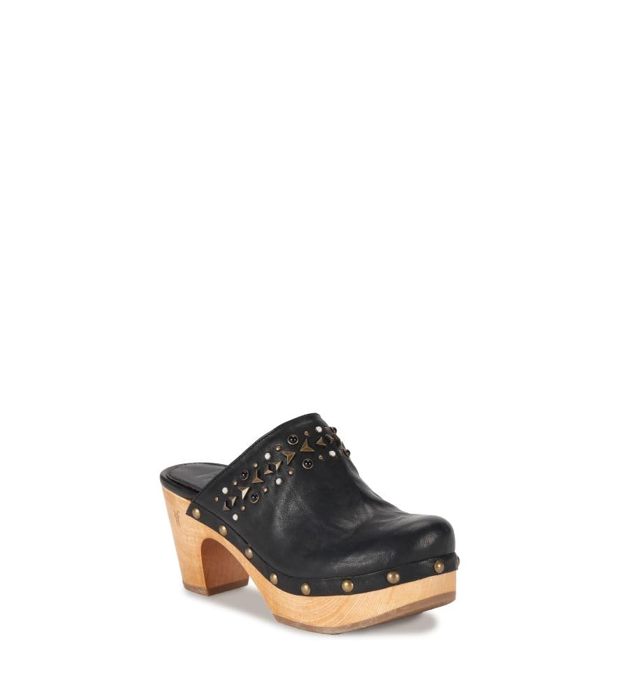 Frye Jessica Studded Clog Black 7.5 B (M)