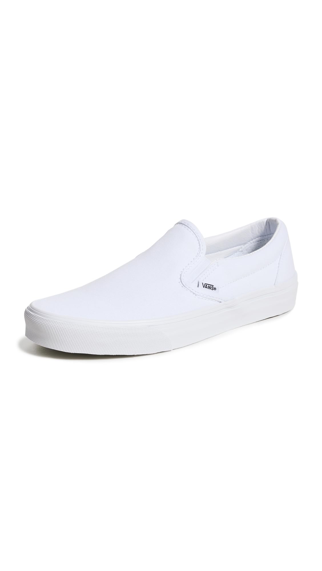 Vans Slip On Unisex Sneakers, True White, 8 US Women/6.5 US Men