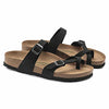 Birkenstock Unisex Mayari Birko-Flor Nubuck Black Sandals 8 W / 6 M US