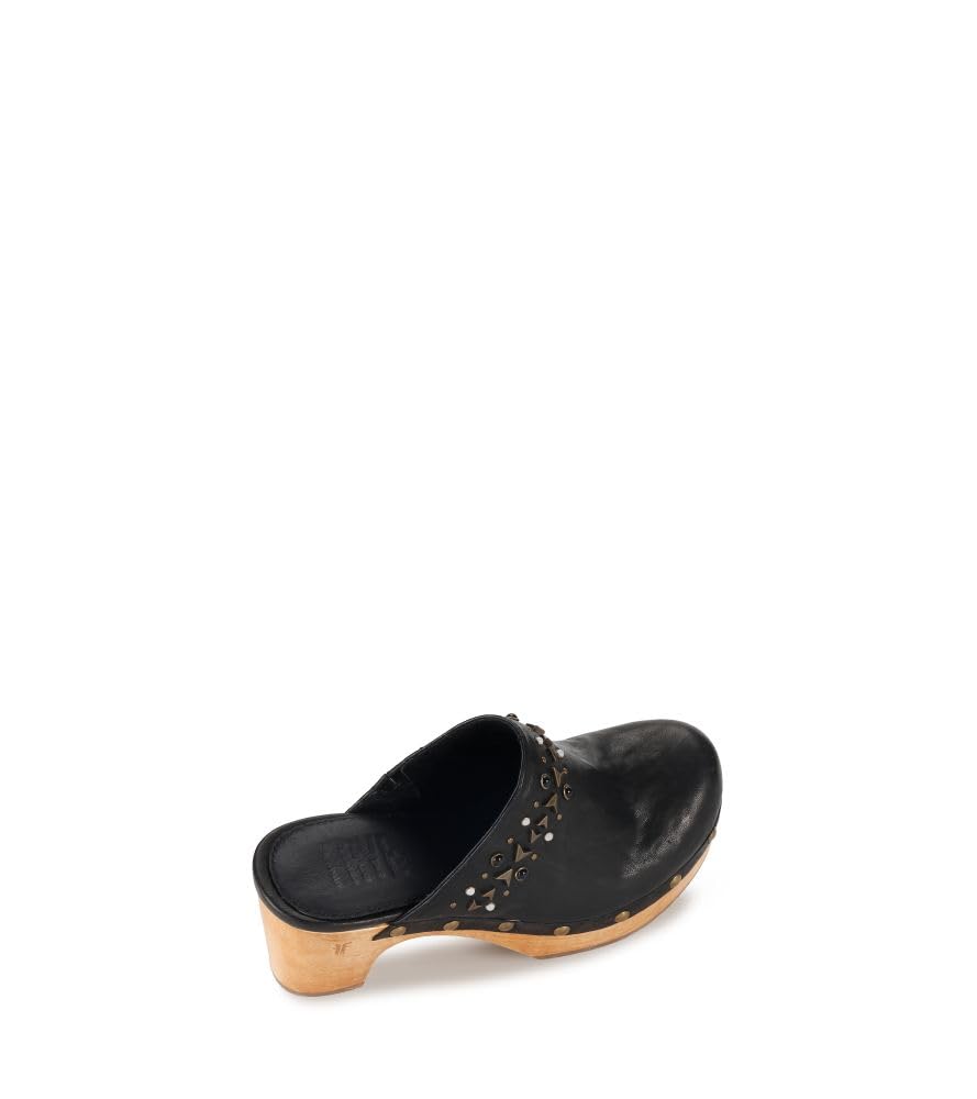 Frye Jessica Studded Clog Black 7.5 B (M)