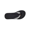 Teva Women's Voya Wedge, Paint Tracks Black/White, 10 M US
