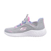 Skechers Kids Bounder - Simple Cute Sneaker, Gray, 5 Big Kid