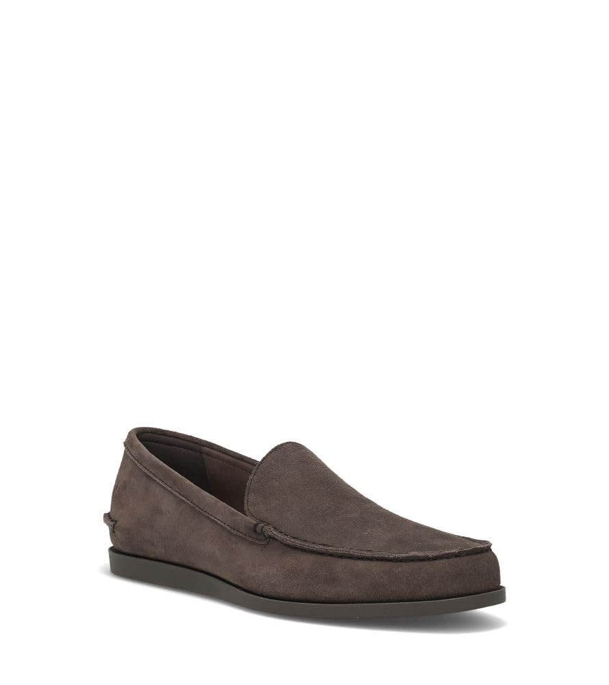 Frye Mason Slip On Men's Loafers-Shoes, Stylish Leather Casual Footwear for Everyday Comfort and Versatility, Storm Grey - Antique Plush - 10 M