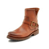 Frye 5 ¾” Veronica Booties for Women - Full-Grain Brush-Off Leather with Antique Metal Hardware and Rubber Outsole, Genuine Stitch Welt Construction, Bronze - 7.5 M