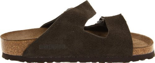 Birkenstock Arizona Soft Footbed Mocha Suede Narrow Width - EU Size 39 / Women's US Size 8-8.5