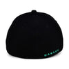 Oakley Tin Can Premium Flex Stretch-Fitted Cap Black/Teal