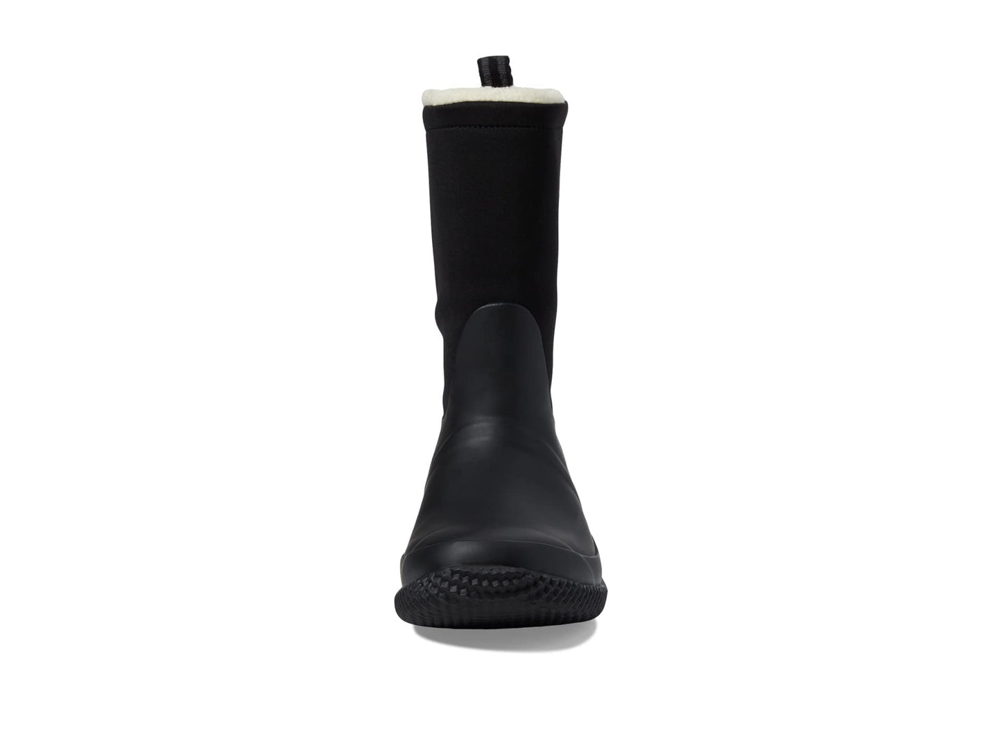 Insulated Roll Top Webbing Vegan Shearling Boots for Women by Hunter Boots US 7