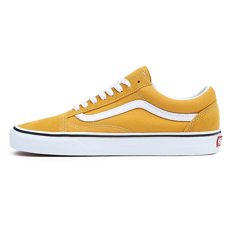 Vans Men's Old Skool Sneaker, (Color Theory) Golden Yellow, Size 7