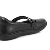 Birkenstock Womens Lora Black Leather Flat - 40 REG