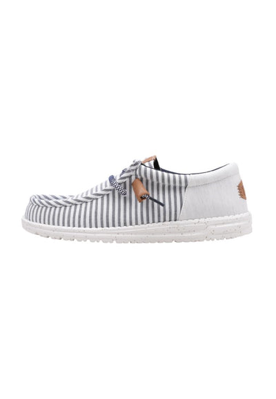 HEYDUDE Men's Wally Funk Nu Prep Princess Blue/Wood Ash 11 Medium