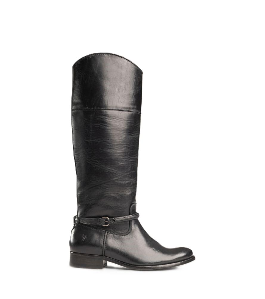 Frye Women's Melissa Seam Tall, Black - Sandy - 9.5M