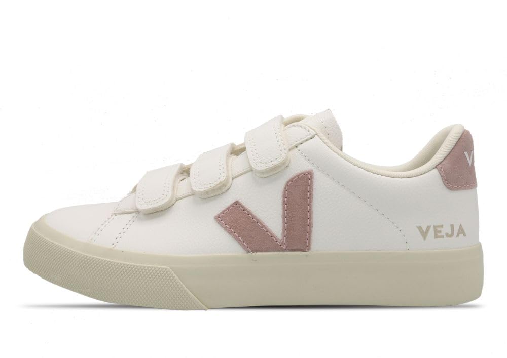 Veja Recife Logo Leather Sneaker, 39, White