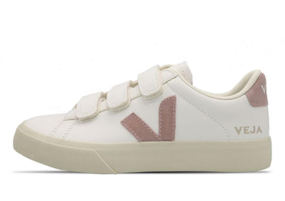Veja Recife Logo Leather Sneaker, 39, White