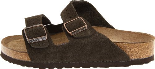 Birkenstock Arizona Soft Footbed Mocha Suede Narrow Width - EU Size 39 / Women's US Size 8-8.5