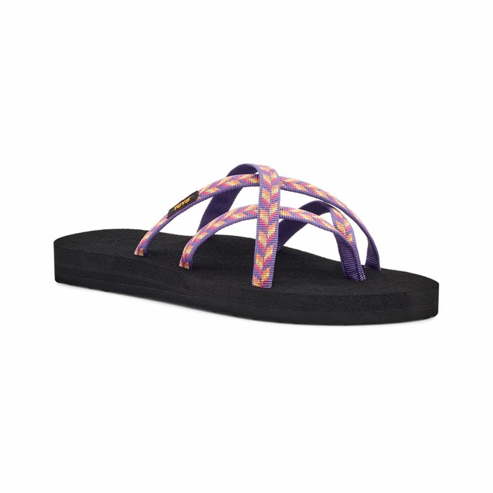 Teva Women's Olowahu Sandal, Retro Geometric Pink, 9