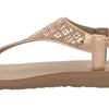 Skechers Women's MEDITATION - SWEET ROCK, Rose Gold, 6 M