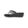Teva Women's Voya Wedge, Paint Tracks Black/White, 10 M US