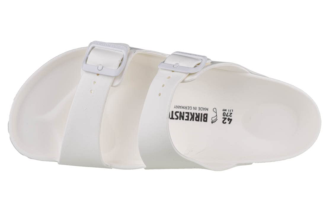 Birkenstock Arizona, Unisex Adults' Sandals, White White 43, 44