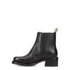 Frye Campus Chelsea Ankle Boots for Women - Leather-Lined 5.75" Booties for Women - Square Toe Boots - Chunky Heel Booties with 1.7.5" Block Heel - Slip-on Design - Black - Crust Veg - 9