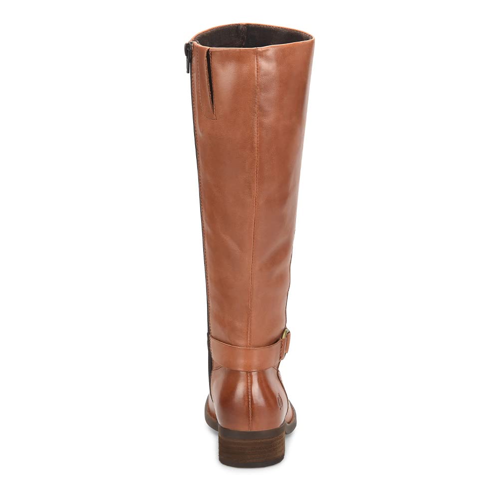BORN Women's Saddler Wide Shaft Brown 7 M