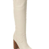 Schutz Women's Trisha Up Fashion Boot, Cold Cream, 6.5