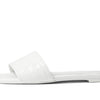 Stuart Weitzman Summer Slide Sandal White 9 B
