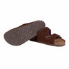 Skechers Women's Luxe Fresh Spirit Two Strap Granola Sandal Comfort Footbed, Chocolate, 6