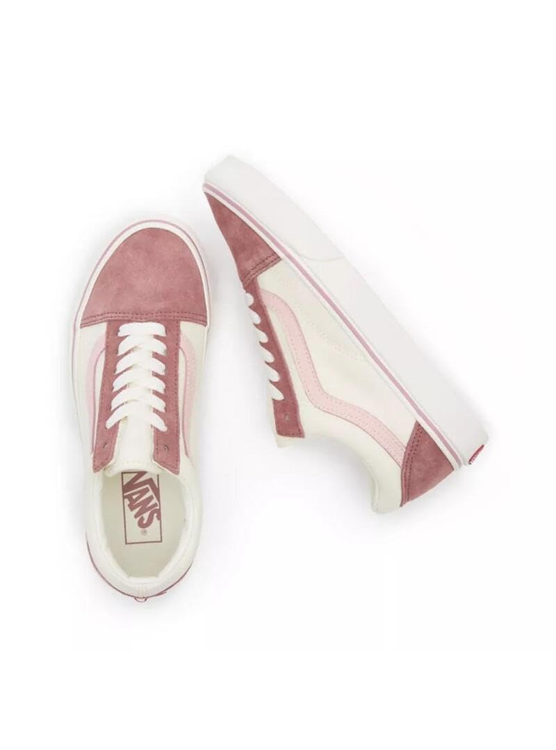 Vans Old Skool Women's Shoe White Pink 36