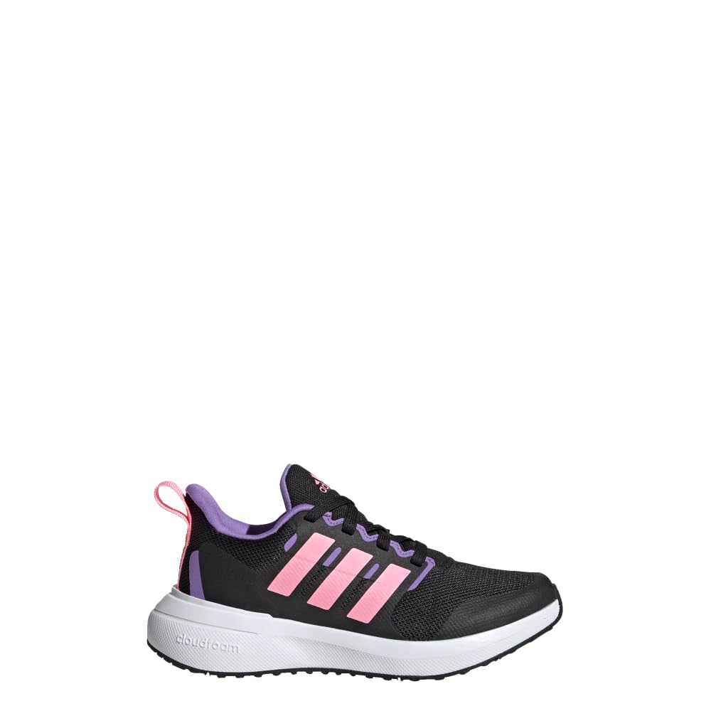 adidas Fortarun 2.0 Cloudfoam Shoes Kids', Black, Size 5.5