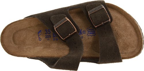 Birkenstock Arizona Soft Footbed Mocha Suede Narrow Width - EU Size 39 / Women's US Size 8-8.5