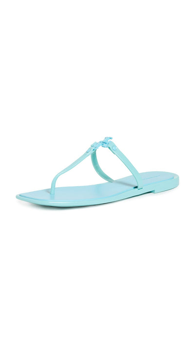 Tory Burch Women's Roxanne Jelly Sandals, Island Blue/Island Blue, 10 Medium US